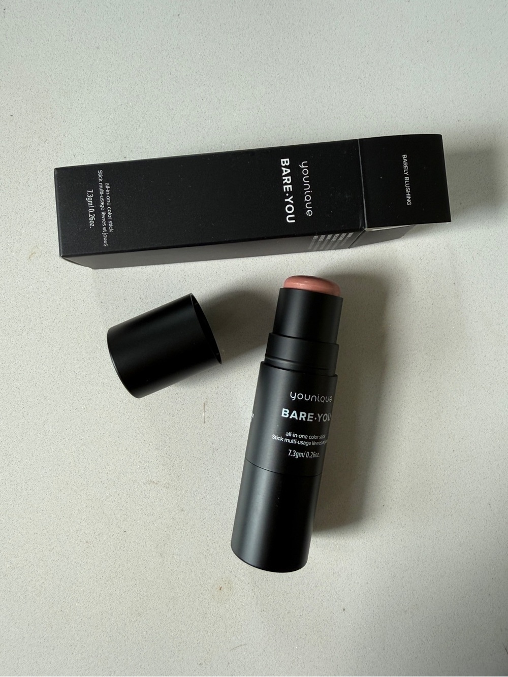 Younique BARE·YOU Cream Blush Stick - Barely Blushing (Soft Rose Pink)